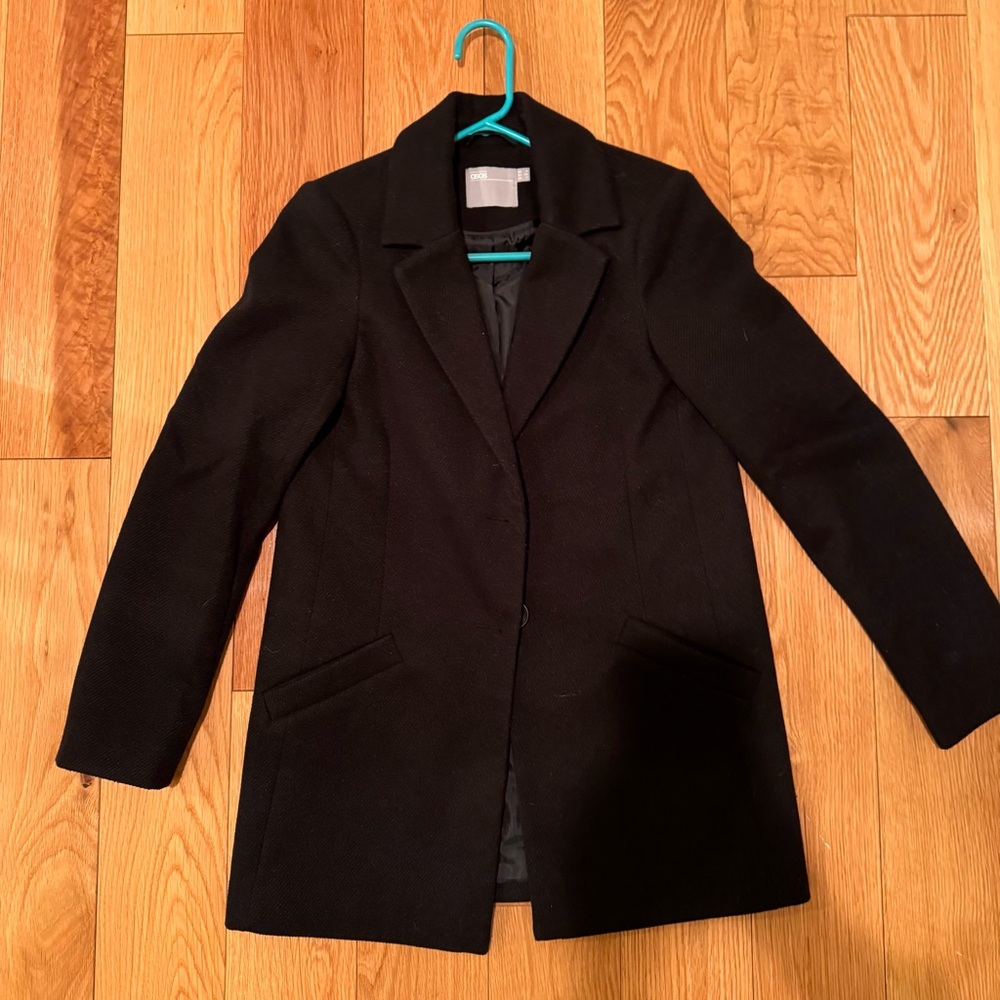 ASOS black top coat